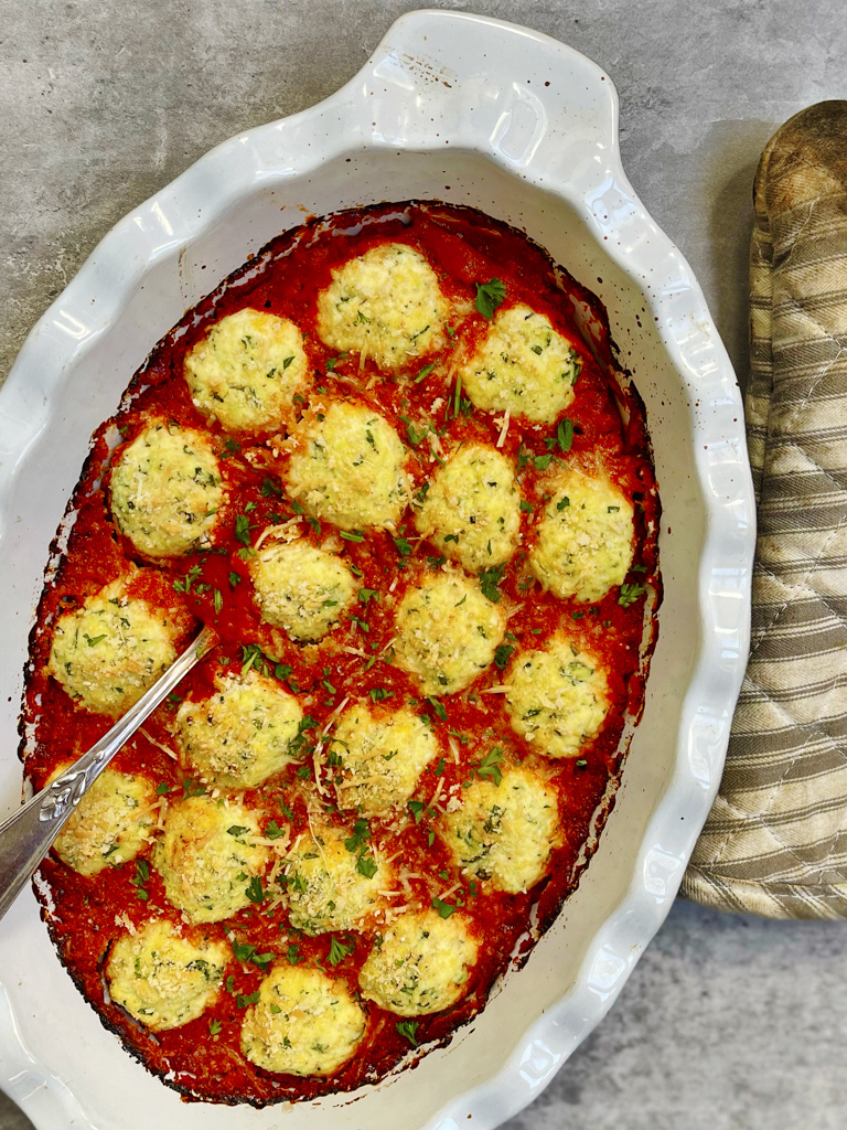 Baked-Spinach-Ricotta-Meatballs