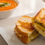 Grilled Cheese and Tomato Basil Soup