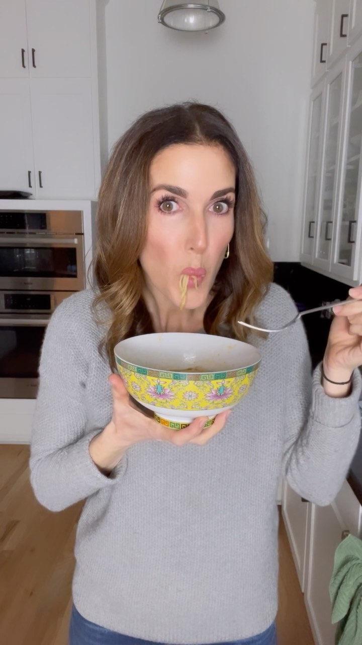 Follow @dinnerreinvented for ways to use up leftovers, like this #birria Ramen! I use up extra broth from Birria Tacos to make this delicious soup, plus you can make this flavorful ramen in 5 minutes flat! Recipe now in the caption as well as in the site!
*
*
*
2 cups chicken broth
2 cups Birria Consommé
2 packages Ramen noodles
2 cups baby bok choy, packed
1 cup oyster or shitake mushrooms
1 cup peeled and sliced carrots
1 tbsp sliced scallions

INSTRUCTIONS

Bring the broth to boil in a large stock pot.
Meanwhile rinse the bok choy and slice in half. Gently wash the oyster mushrooms with a clean, damp cloth and peel and slice the carrots.
Whisk in the birria consommé and carrots and bring to a simmer.
Add the ramen noodles, bok choy and mushrooms, continue simmering for another two minutes.
Turn off heat, spoon the noodles, broth and vegetables into bowls and garnish with scallions.
#birriaramen #birriatacos #ramen #soup #souprecipe